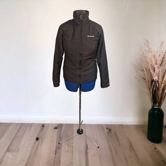 Columbia Omni-Heat Whirlibird Interchangable Black Puffer Jacket Liner SZ Small - Picture 15 of 15